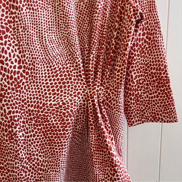 J. MCLAUGHLIN Animal Print Side Gathered Catalina Cloth Tunic Top - Picture 4 of 10